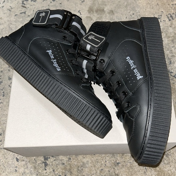 PALM ANGELS HIGH TOP SNEAKERS - Picture 2 of 3